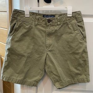 AE khaki shorts. Size 34.